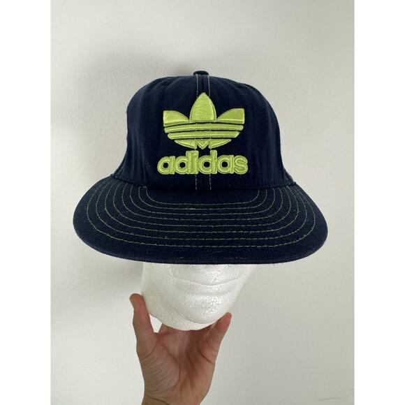 ADIDAS Trefoil Hat Cap RETRO FLEX FIT S/M VINTAGE Seattle Seahawks Colors - Picture 2 of 9